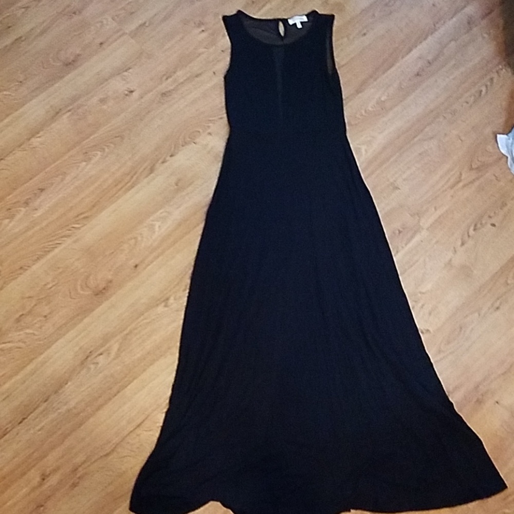 Long Black Jersey Dress